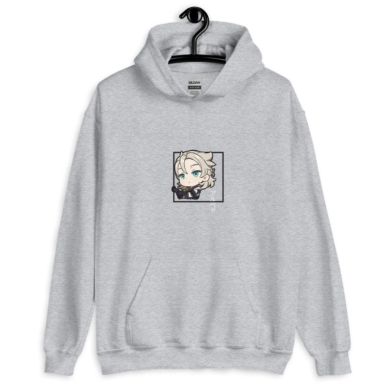Albedo Unisex Genshin Impact Inspired fanmade Hoodie/Sweatshirt/Pullover