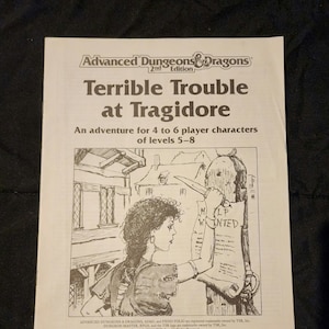 D&D Terrible Trouble à Tragidore