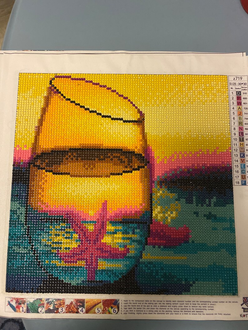 Completed Diamond Paintings Etsy