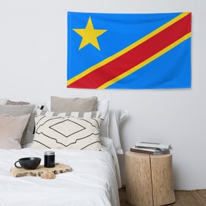 Democratic Republic of the Congo Flag