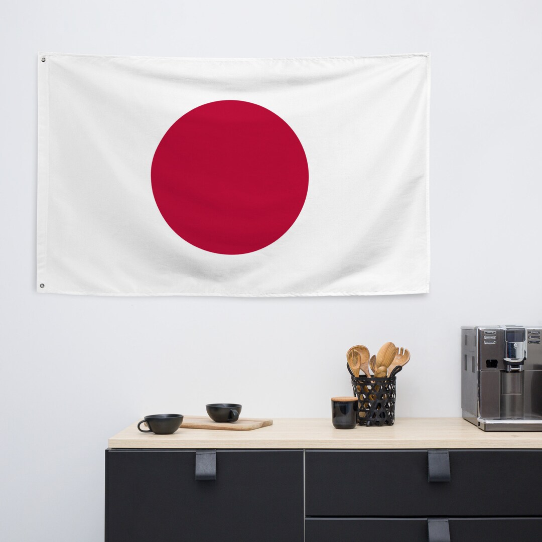 Fla of Japan, Double Sided Polyester Flag With Grommets, Indoor Outdoor ...