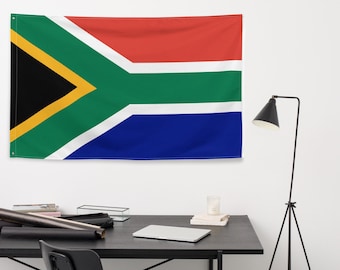 South Africa Flag, Double Sided Polyester Banner, 3x5 ft Grommets