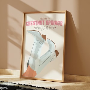 Chestnut Springs Cowboy Boots Art Print: Elsie Silver Book Series (Digital Download)