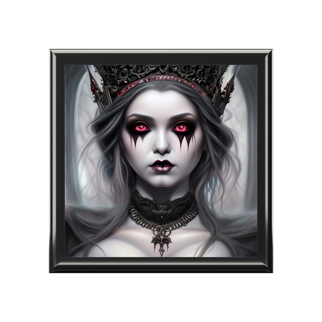 Princess Jewelry Box Queen Jewelry Gothic Jewelry Box Etsy
