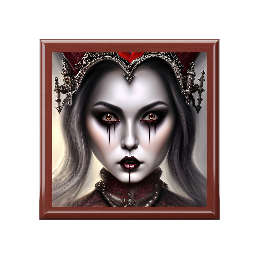 Princess Jewelry Box Queen Jewelry Gothic Jewelry Box Etsy