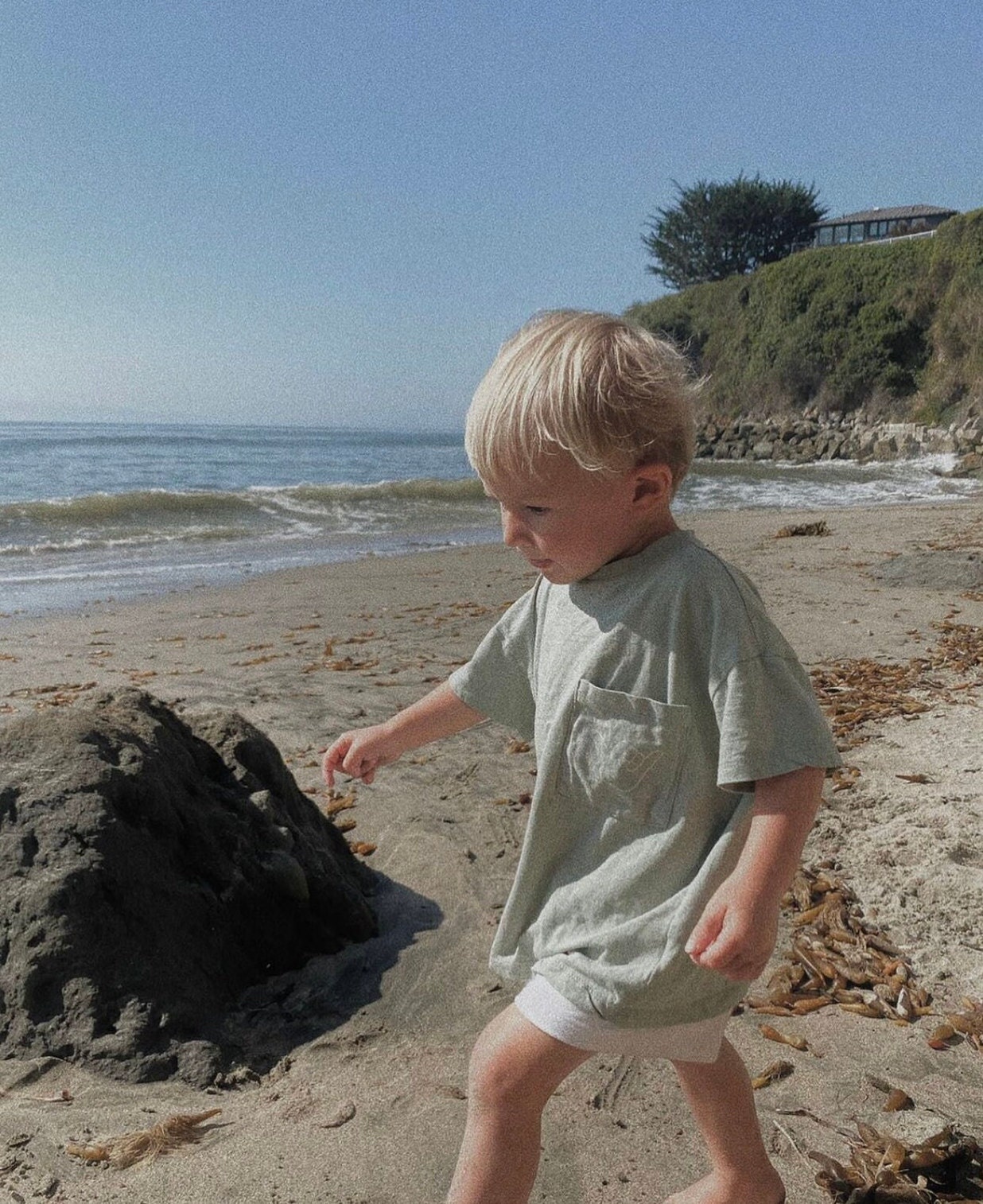 Shaka Tee Surf Beach Baby Hawaii Malibu Toddler Clothes Minimalist