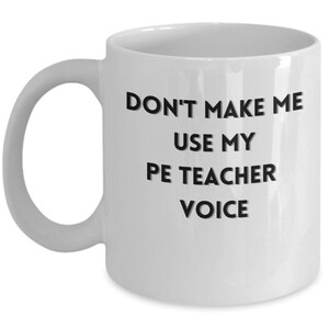 PE Teacher Gift, Physical Education Gift, Appreciation Gift. PE Teacher Mug, Travel Mug, PE Teacher Essentials, Gift For Women, Gift For Men