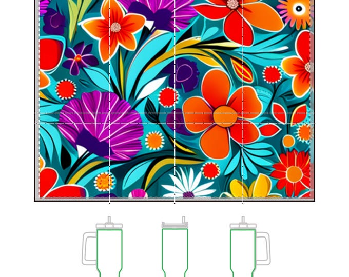 Floral Tumbler