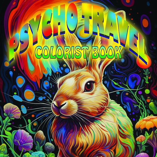 Psycho Travel | Psychedelic Coloring Pages