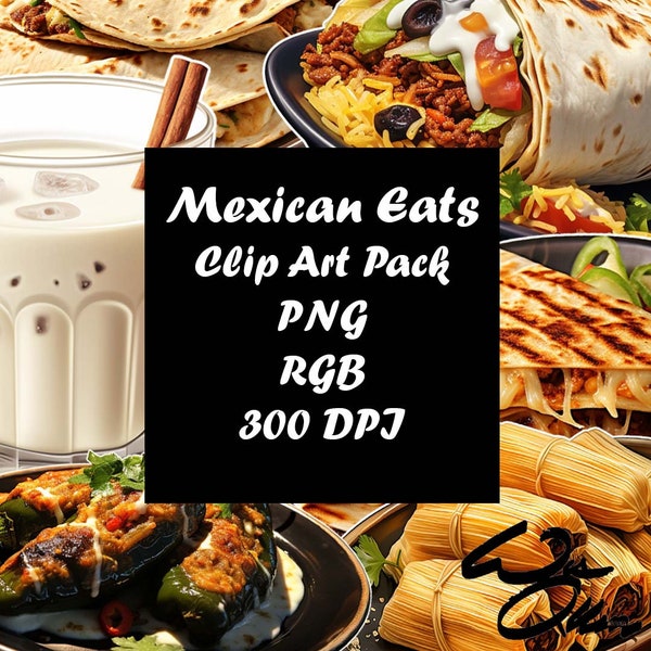 Mexican Eats | Clip Art | PNGs