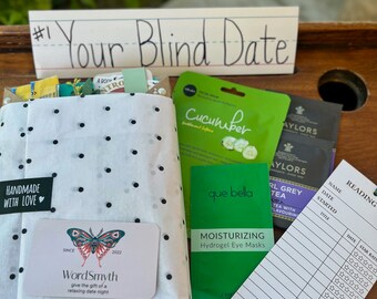 Luxury Teacher Blind Date With A Book: Pen, Beauty Masks, Drink