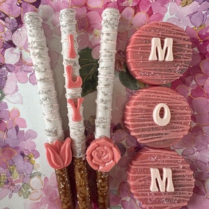 Mother's Day Birthday Mom Appreciation Chocolate Covered Oreos Pretzels