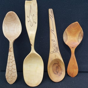 Hand carved spoon, wooden utensil, hand made eater, baby  spoon, eating spoon, serving spoon, dessert spoon, mixing spoon, woodware, gift