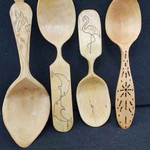 Hand carved spoon, wood utensil, handmade eater, wood spoon, eating spoon, serving spoon, dessert spoon, baby spoon, wood kitchen ware, gift