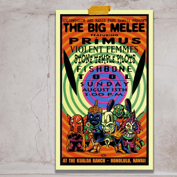 Fishbone Concert Poster Etsy