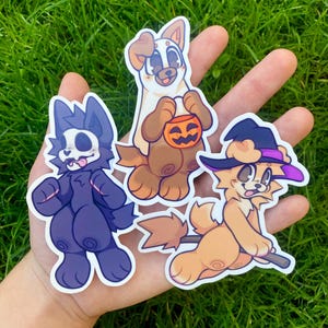 Spooky Puppy Stickers