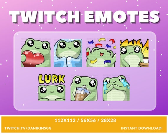 Sus Frog Emote Twitch Emote  Emote (Download Now) 