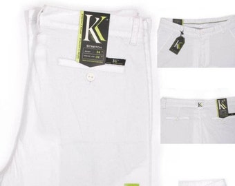 cheap Karl Kertess new Chino enzyme was trousers, Golf, outdoors, color white, size W40-L33