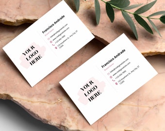 Personalized Business Cards, 350gsm Silk Card, Logo & Social Media