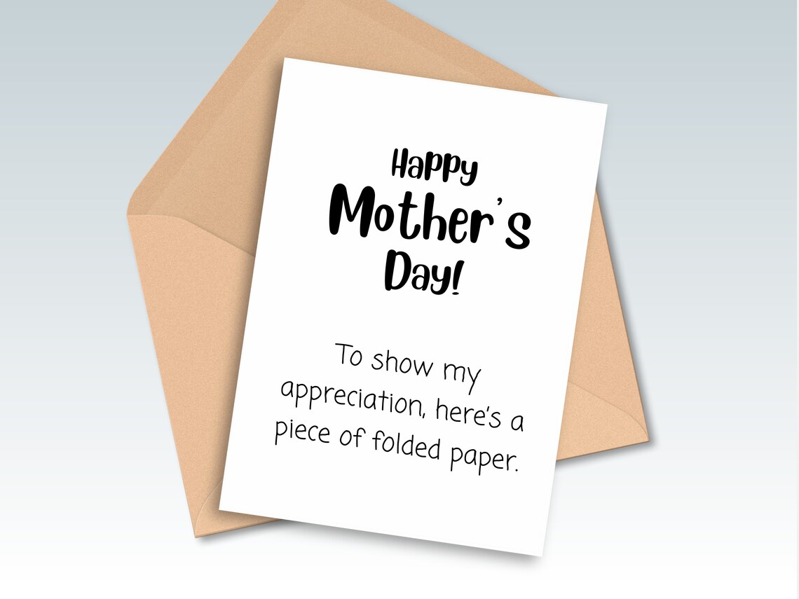 Funny Mother's Day Card, Printable Mother's Day, 5x7 PDF Instant ...