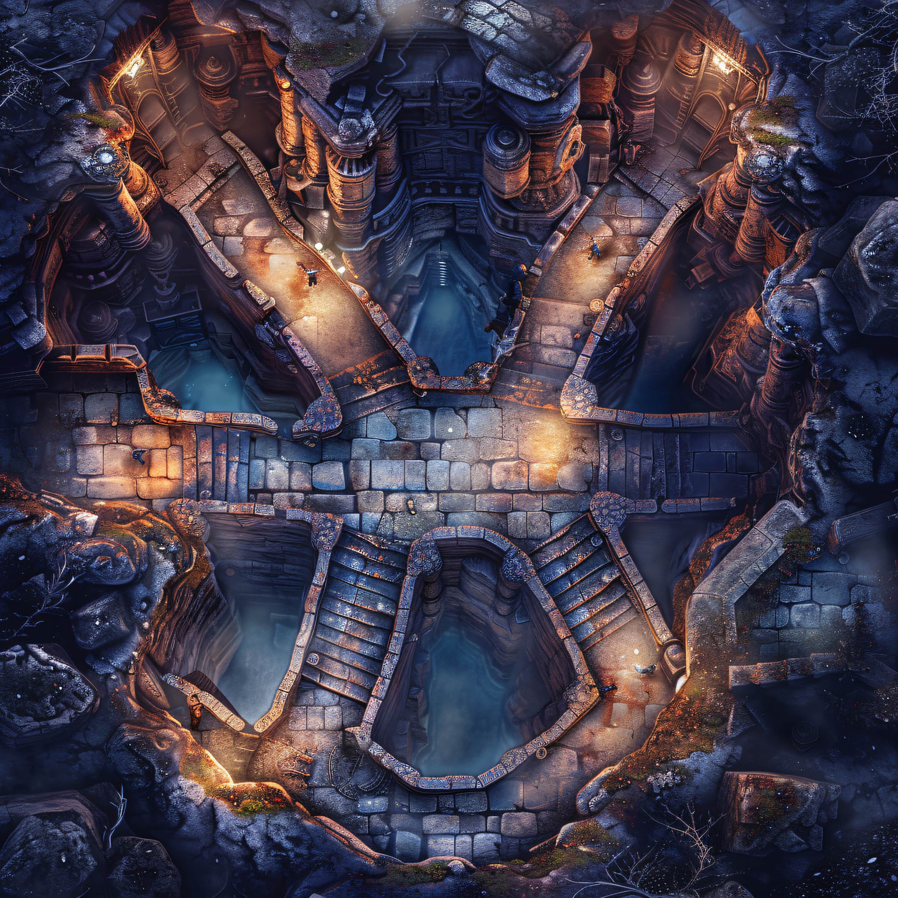 15 Catacomb/tomb Battlemaps, Dnd Battle Map, Pathfinder,d&d, Battlemap ...
