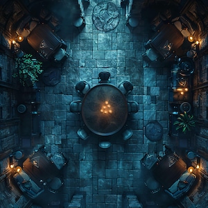 10 Thieves Guild Battlemaps, DnD Battle Map, Pathfinder, D&D, Battlemap, Dungeons and Dragons, Roll20, Fantasy Grounds, VTT, AI digitale kaart
