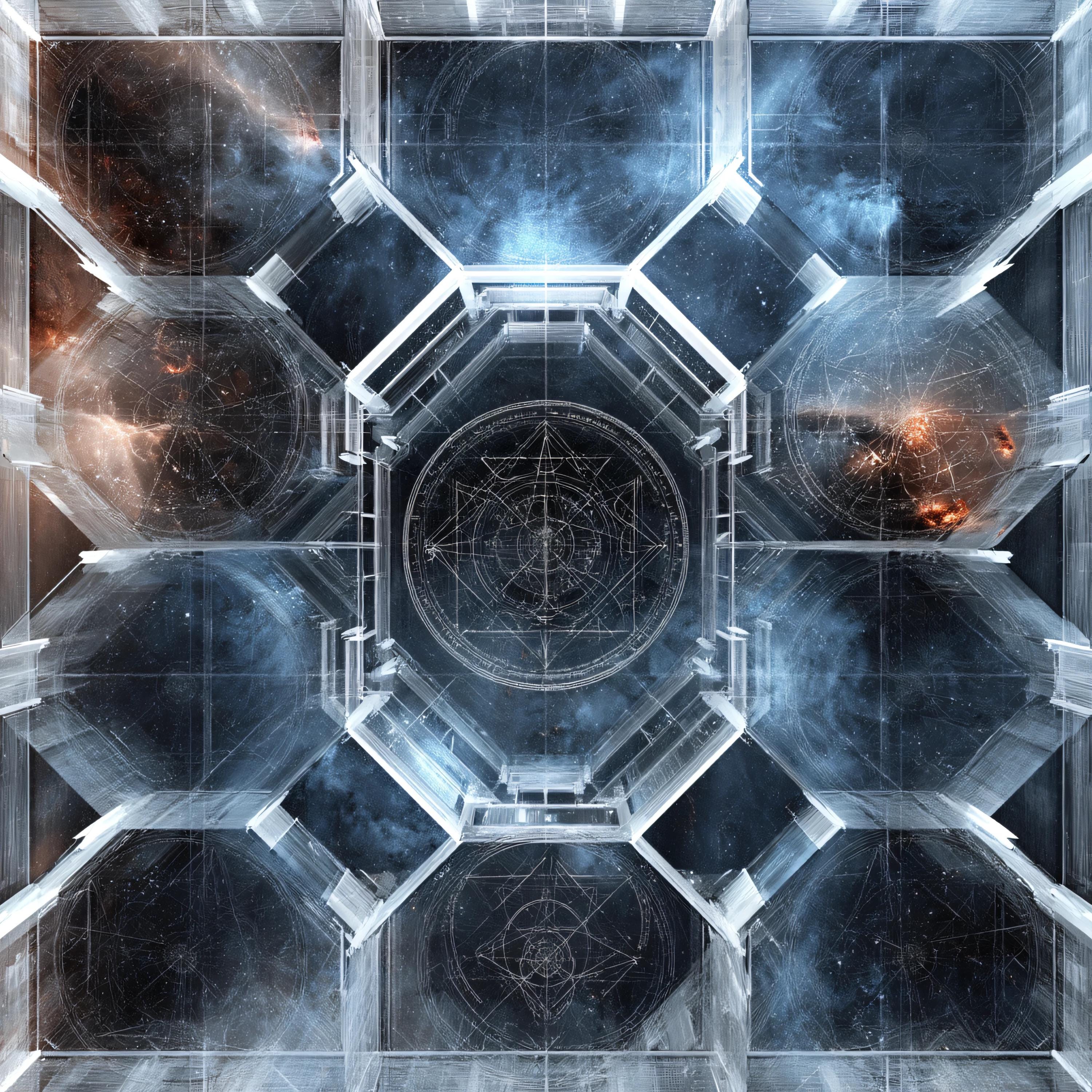 Gridless Map Science Lab Gridless Cosmic Observatory Battle Map | VTT Map for Dnd, Pathfinder ...