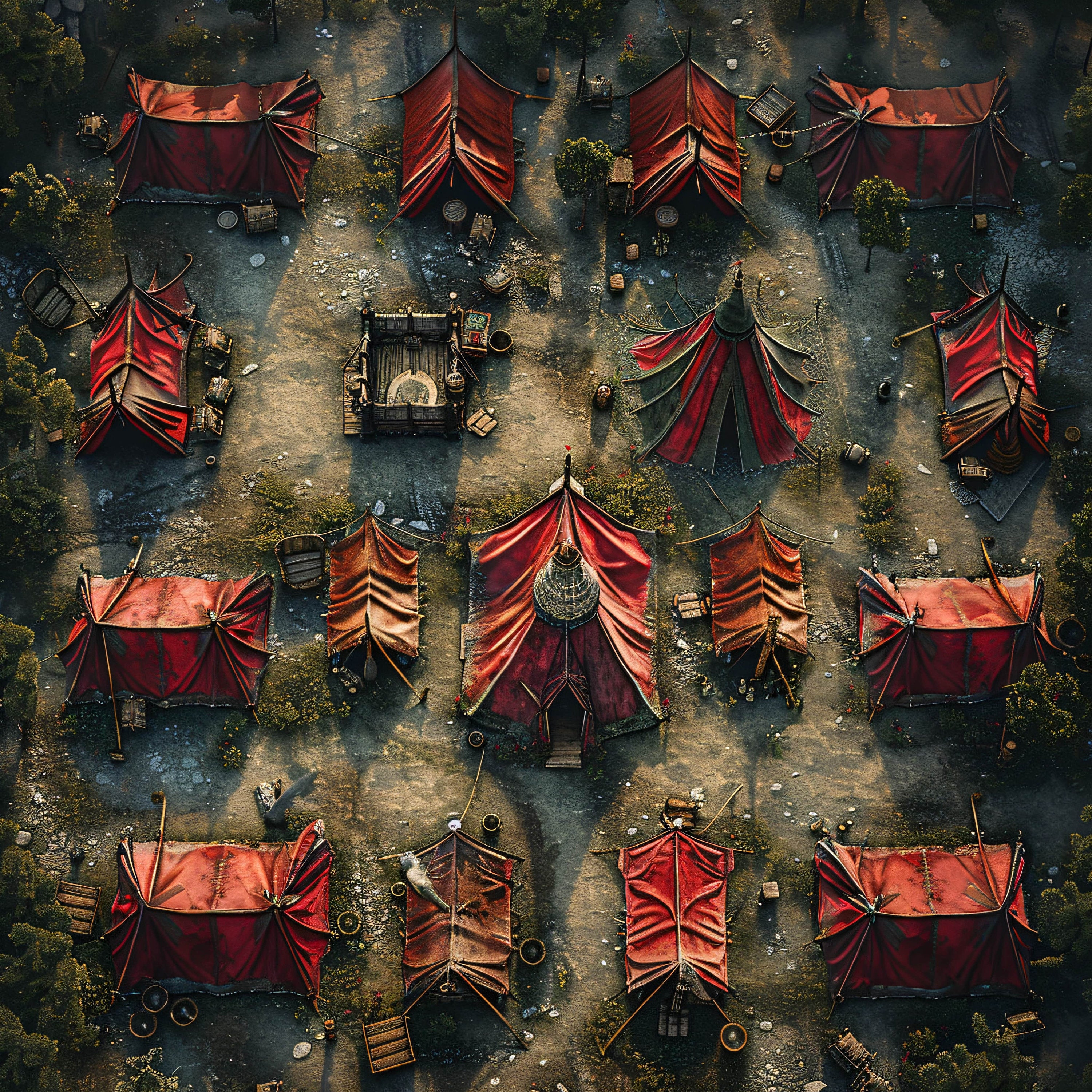 10 Gridless Carnival Circus Battle Maps | VTT Pack for Dnd, Pathfinder ...