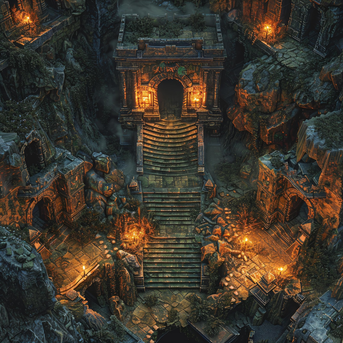 15 Catacomb Tomb Maps Dnd Battle Map Pathfinder D D Battlemap Il 1140xN.5985327150 829g