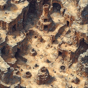 10 Mines / Underdark Battlemaps, DnD BattleMap, Pathfinder, D&D, Dungeons and Dragons, Roll20, Fantasy Grounds, Foundry, VTT, AI Digital Map