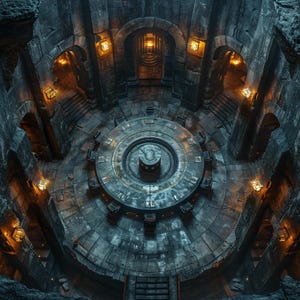 10 Guild Hall Battlemaps, DnD BattleMap, Pathfinder, D&D, Dungeons and Dragons, Roll20, Fantasy Grounds, Foundry, VTT, AI Digital Map