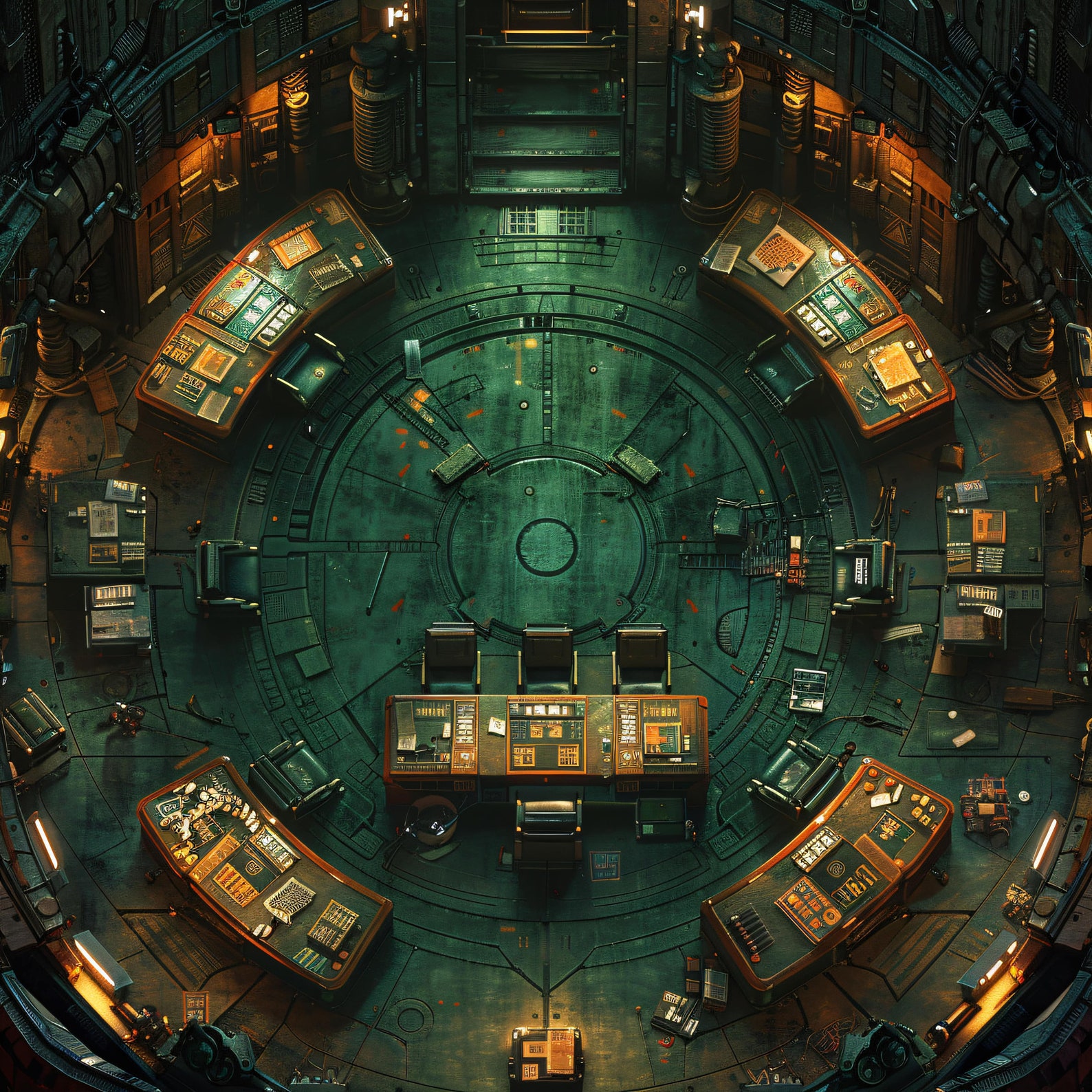 Gridless Map Science Lab 10 Gridless Cyberpunk Spaceships Battlemaps | VTT Pack for Shadowrun ...