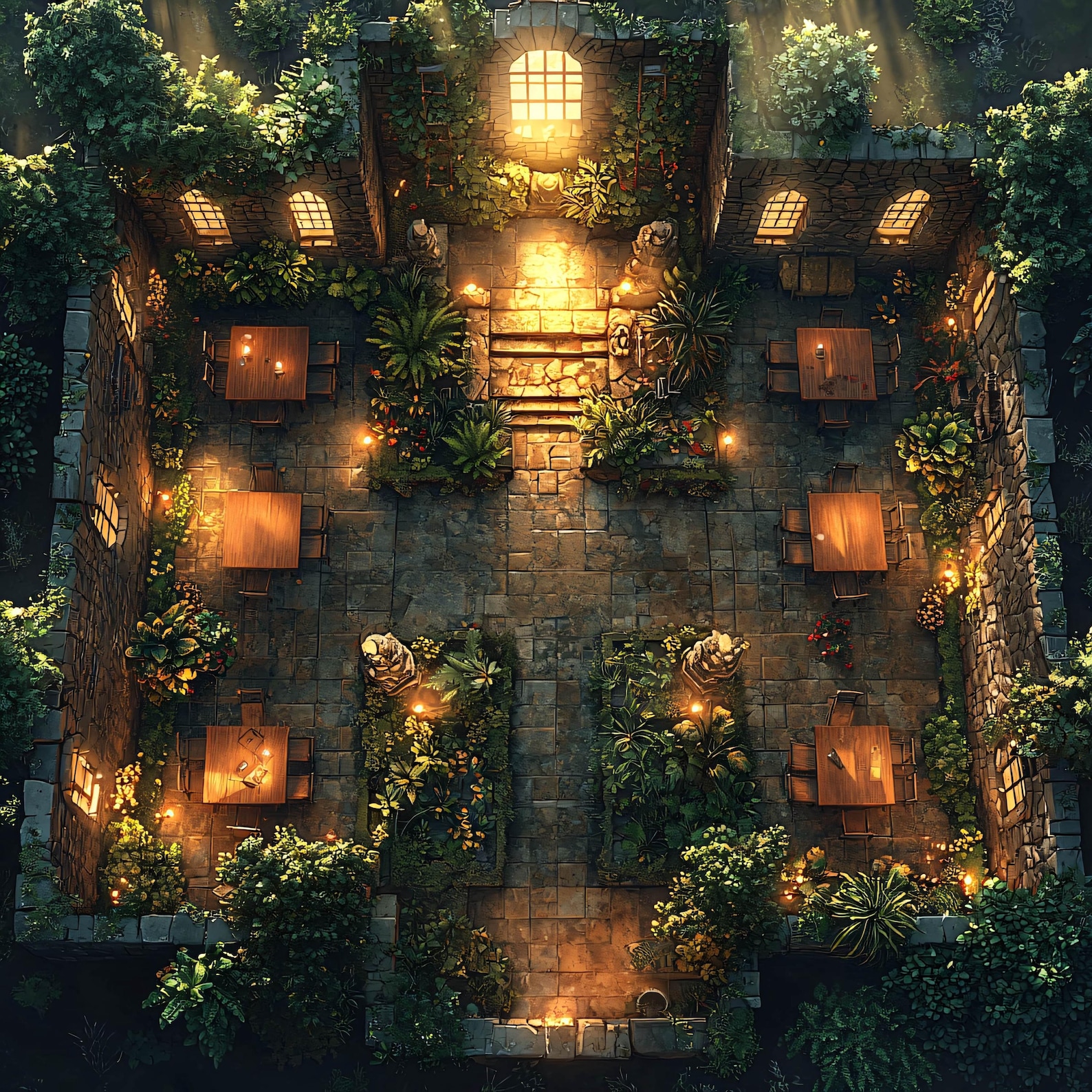 10 Gridless Castle Interior Battle Maps | VTT Pack for Dnd, Pathfinder ...