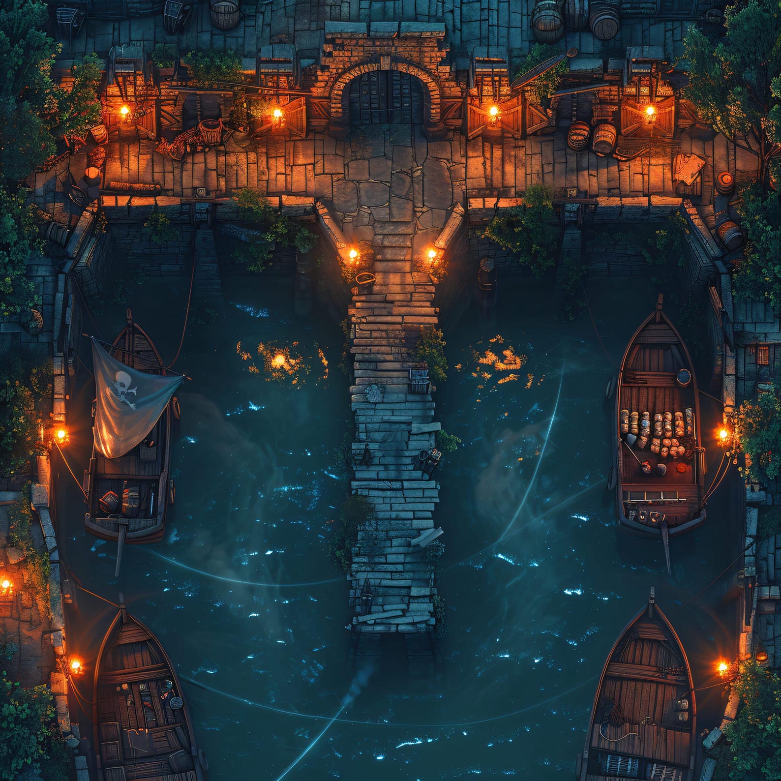 10 Thieves Guild Battlemaps, Dnd Battle Map, Pathfinder, D&D, Battlemap ...