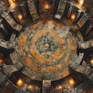 10 cartes de combats dans les stands, D&D BattleMap, Pathfinder, D&D, Dungeons and Dragons, Roll20, Fantasy Grounds, Foundry, VTT, carte numérique IA