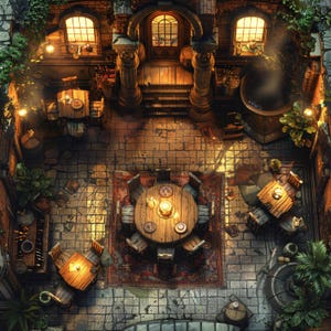 10 Brewery Battlemaps, DnD Battle Map, Pathfinder, D&D, Dungeons and Dragons, Roll20, Fantasy Grounds, Foundry, VTT, AI Digital Map