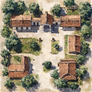 10 Wüstenlager Maps, D&D Map, Pathfinder, D&D, Dungeons and Dragons, Fantasy Maps, Roll20, Fantasy Maps, VTT, AI Digital Map