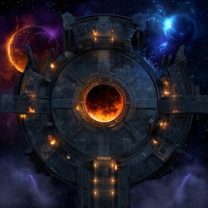 Astral Forge, DnD Battle Map, Pathfinder, D&D, Battlemap, Dungeons and Dragons, Roll20, Fantasy Grounds, Foundry, VTT, AI Digital Map
