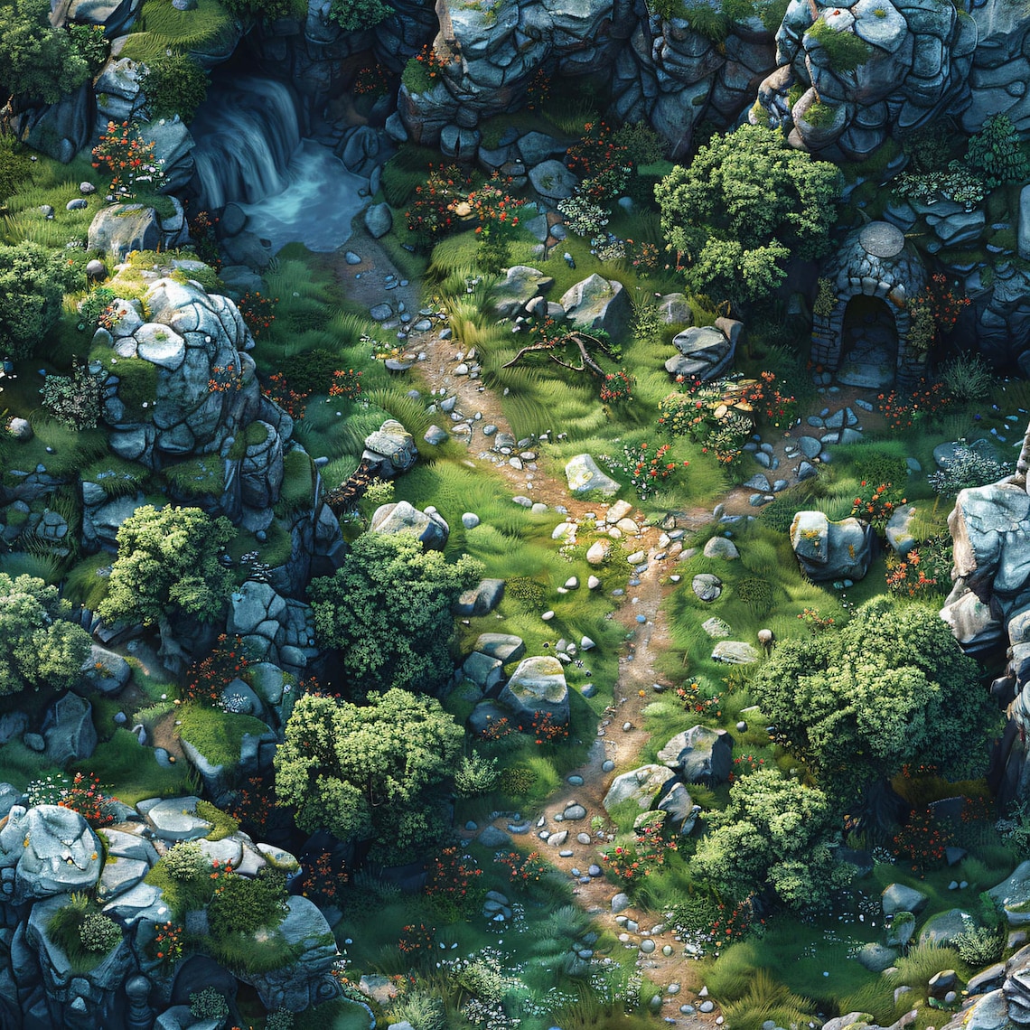 10 Road/path Battle Maps, Dnd Battlemap, Pathfinder, D&D, Dungeons and ...