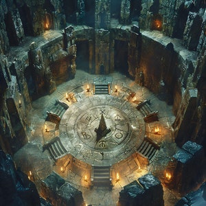 15 catacomben/tombe-gevechtskaarten, DnD-gevechtskaart, Pathfinder, D&D, strijdkaart, Dungeons and Dragons, Roll20, Fantasy Grounds, VTT, AI digitale kaart