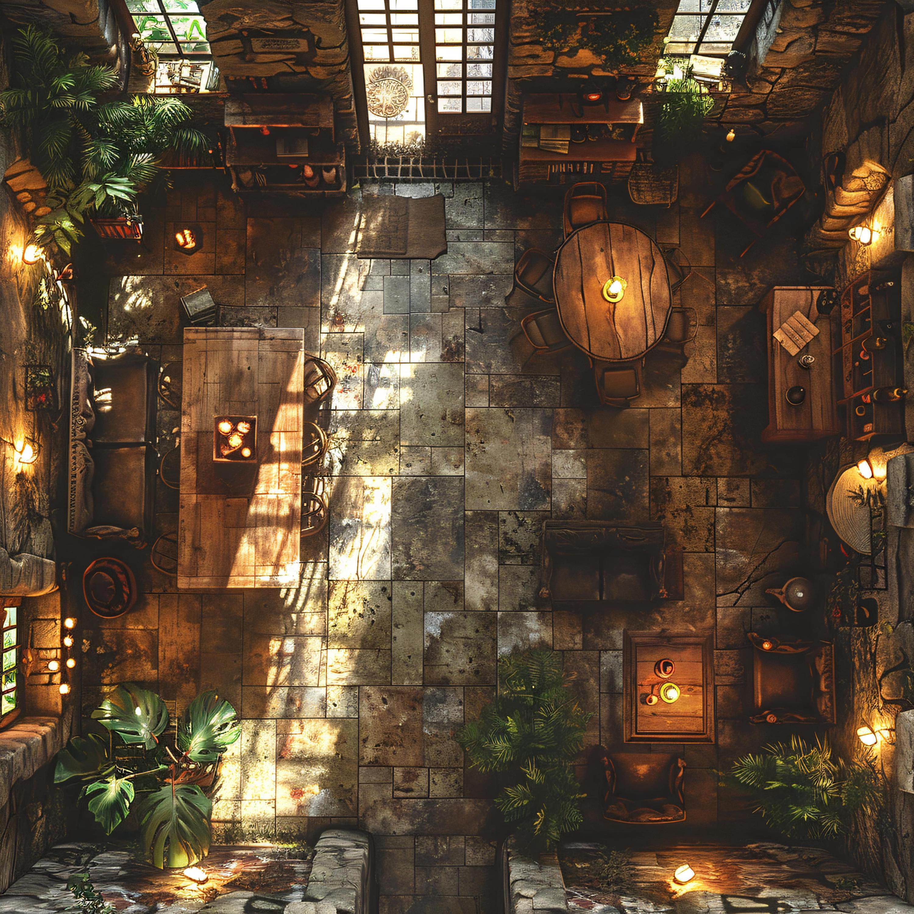 10 Gridless Mage Tower Interior Battle Maps | VTT Pack for Dnd ...
