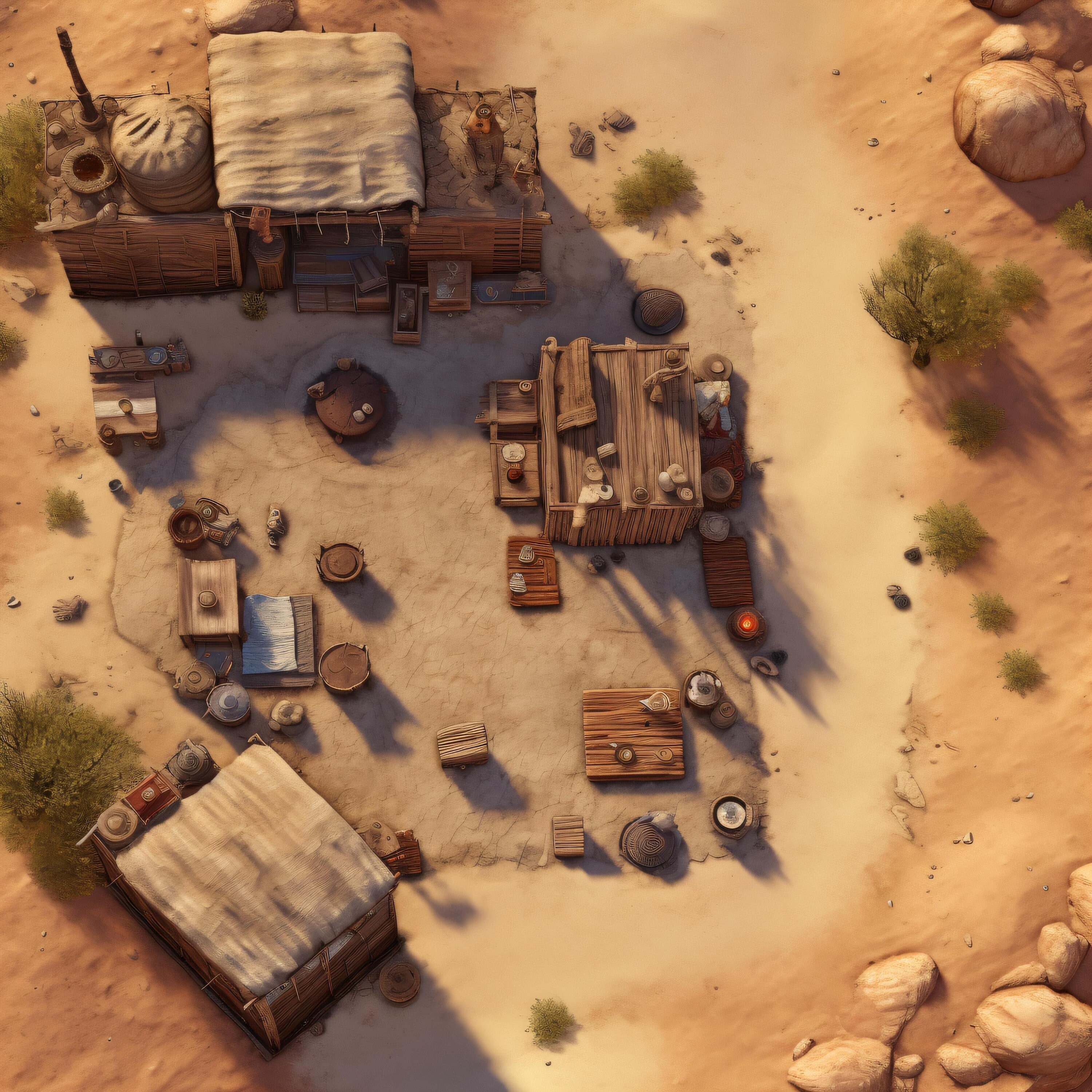 10 Desert Battle Maps, Dnd Battle Map, Pathfinder, D&D, Battlemap 