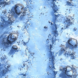 Pathfinder Cold Map 10 Gridless Frozen Landscape Battle Maps | VTT Pack for Dnd, Pathfinder ...