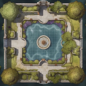 10 mappe di battaglia delle dimore, mappa di battaglia DnD, Pathfinder, D&D, mappa di battaglia, Dungeons and Dragons, Roll20, Fantasy Grounds, VTT, mappa digitale AI