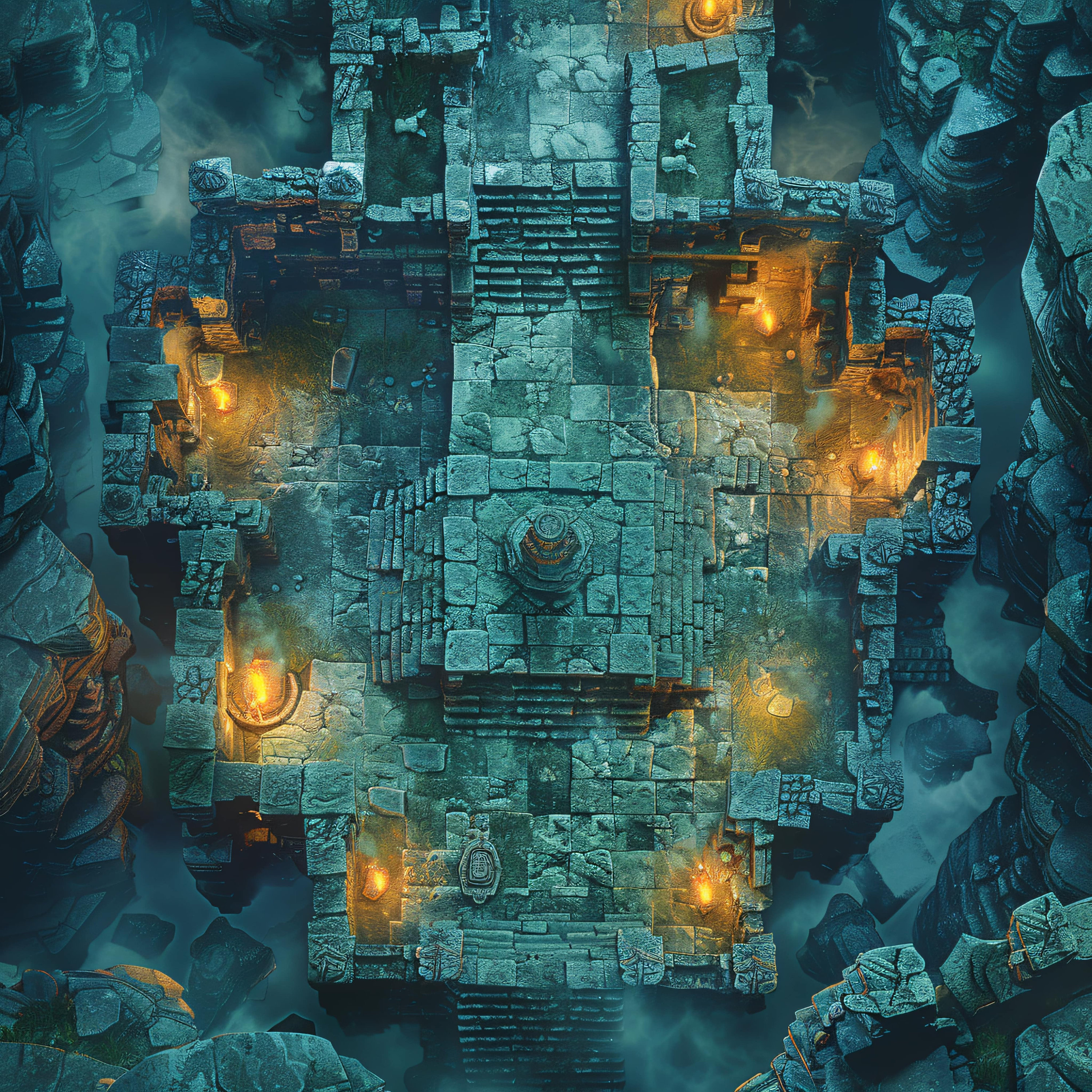 15 Catacomb/tomb Battlemaps, Dnd Battle Map, Pathfinder,d&d, Battlemap ...