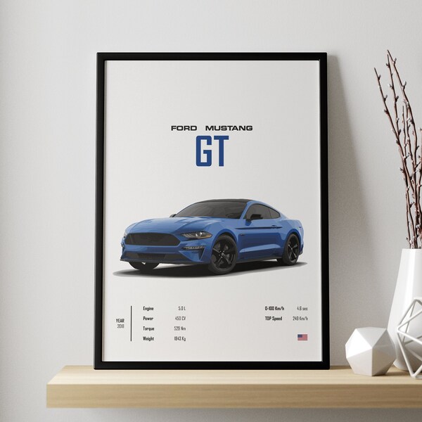 Ford Mustang - Etsy
