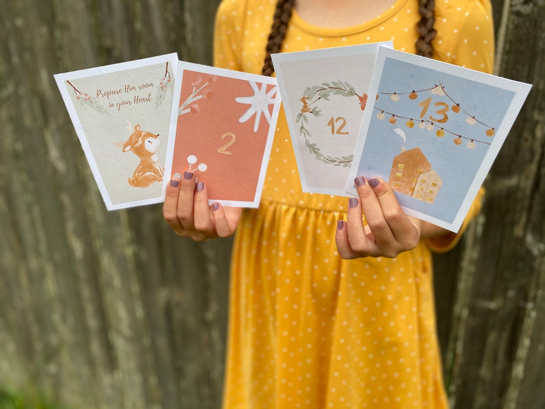 Christmas Calendar Cards Christmas Calendar Cards