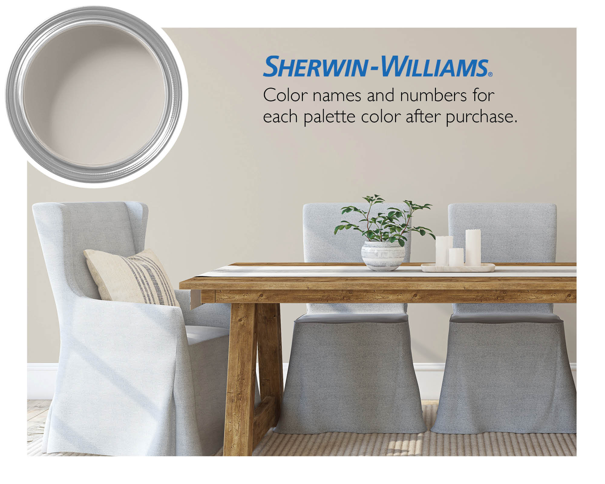 Warm Neutral Paint Palette | Sherwin-williams Whole House Interior ...