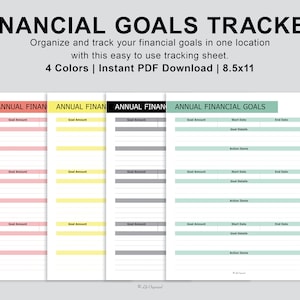 Financial Goals Tracker