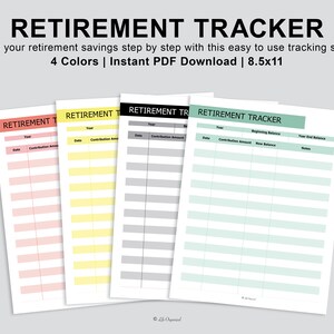Retirement Tracker